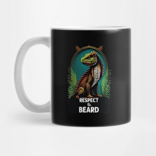 Respect The Beard Bearded Dragon Lover Mug